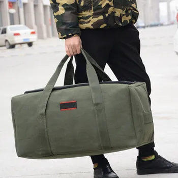 36-55L Stor förvaringsväska Offentlig Travel Bag Kudde förvaringsväska Army Grön Vattentät Taktiska Bärbar Väska