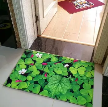 3D kreativa dörr matta växt matta utskrift Hallen Mattor Sovrum, Vardagsrum Te Bord Mattor Kök Badrum Antisladdsystem Mats
