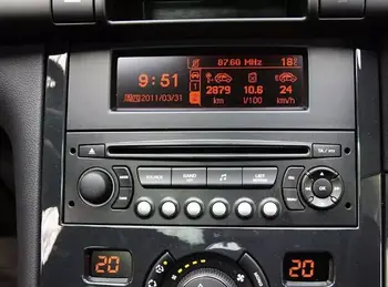 4+64 Android 10.0 Bil DVD-spelare GPS-navigering radio Stereo För PEUGEOT 3008 För Peugeot 5008 2009+ multimedia bandspelare