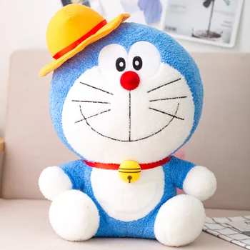 48cm Nya Anime Stand By Me Doraemon Plysch Leksak med Hög Kvalitet Härlig Katt Docka Mjuk Uppstoppade Djur Kudde För Barn Flickor Baby Gåvor