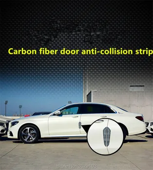 4ST Bil dörren skydd kolfiber scratch gummi klistermärken bil-styling för Porsche cayenne macan 911 panamera 997 996 955 918