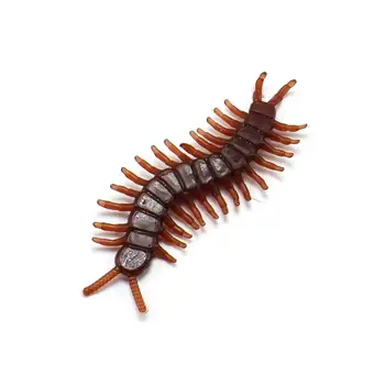 50st Roliga Leksaker Falska Centipede Halloween Dekoration Skämt Upptåg Tekokare Rolig Nyhet Simulering Falska Centipede Leksak