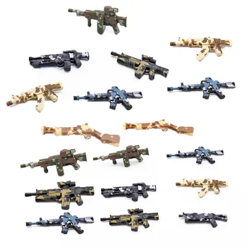 50st/set Leksak Militära SWAT-AK47 Gun Pack byggstenar Vapen för Polisen, Armén Soldat Team Figur Leksaker för Barn