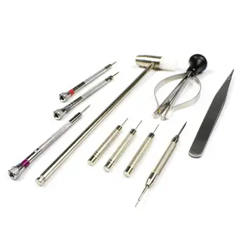 50st ändra klocka batteri klocka tillbehör titta repair tool kit öppnaren kedja länk remover våren band tool kit bärbara 20N4