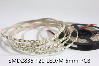 50x5m 2835 LED Strip ,12V Vit / Varm vit 120LEDs/m flexibel belysning med Vit färg Ej vattentät