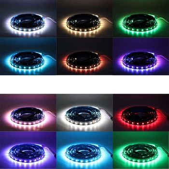 5m/Mycket 5050 4 I 1 RGBW LED-Strip DC12V/24V Flexibel LED-Ljus RGB+Vit / RGB+Varm Vit LED-Tejp 60LEDs/m