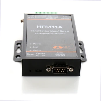 5st/CE FCC: s Officiella HF5111A RJ45 RS232/485/422 Till Ethernet-Linux Seriell Port Server Konverterare Enheten Industriell anslutningsenhet