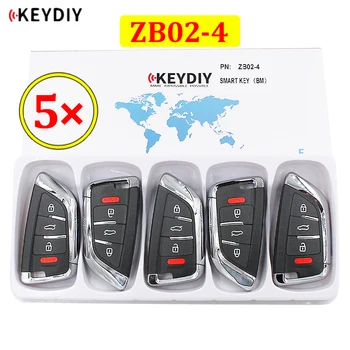 5st/mycket Universal ZB02-4 KD Smart Key Fjärrkontroll för KD-X2 Bil-Tangenten Remote Ersättning Passar Mer än 2000 Modeller