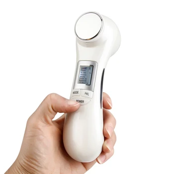 6-i-1 LED RF Foton Terapi Hud i Ansiktet Lyft Föryngring Vibrationer Enhet Maskinen EMS-Ion Microcurrent Mesotherapy Massager
