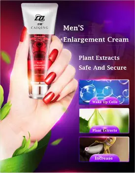 60ML Naturliga Manliga Enhancement Cream Penis Enlargement Kräm Tjockare Förlänga Penis Massage Crema Långvarig och Stark Man