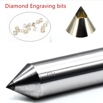 6mm gravyr pen tool Diamond tips punkt 8 mm gravyr lite gravör cnc-fräs stål metall sten Carving verktyg