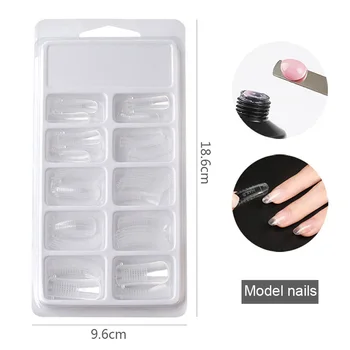 6st/Set Lysande nagelförlängning med Gel Kit Snabb Byggnad Nail Gel Polish Tillägg Akryl och Gel Polish Nail Art Manikyr Set