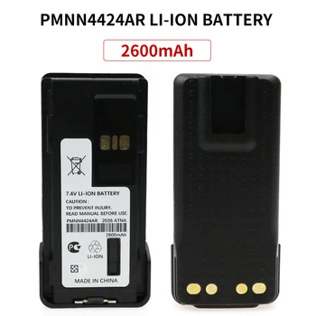 7.4 V 2600mAh PMNN4424AR Li-ion Batteri till Motorola CA 4000 CA 3000 CA 1000 CA 2000 Två Sätt Radio Batteri
