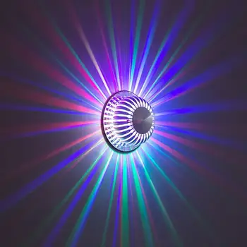 7 Färg Dimbara LED vägglampa Med 24-Tangenten på Fjärrkontrollen för Vägg Skans Belysning För Hem Inomhus Dekoration Belysning Moderna Lampor