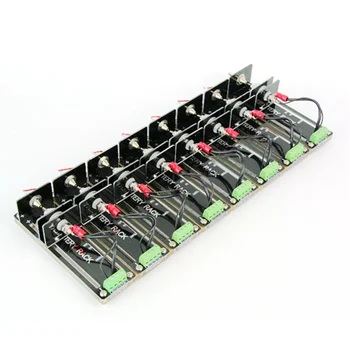 8 Channel 4-tråd Test Stand Batteri Hållare för 32650/26650/18650 /AA/ AAA/ Litiumbatteri 10A Testa Fäste