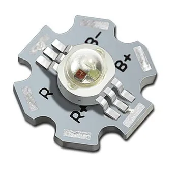 9W LED RGB High power LED pärla Lampa 45mil Chip Sex Stift scen-lampa 700mA 3.2-3.4 V Genesis/HPO chips Gratis frakt 50st