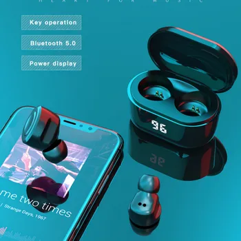 A6 TWS Bluetooth-Hörlurar För Xiaomi Trådlösa Hörlurar Mini Stereo-Headset Hörlurar brusreducerande Öronsnäckor För Android IOS