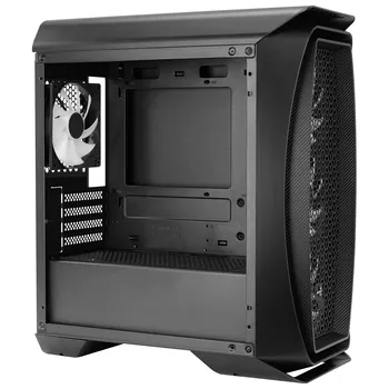 Aerocool AEROONEMINIFROST, MicroATX PC-laptop, 4x FRGB fans, härdat glas & grill i svart och vitt