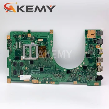 Akemy Q502LA Bärbara dator moderkort i5-4210 PROCESSOR 4GB RAM För Asus Q502 Q502L Q502LA Testa moderkortet Q502LA moderkort test ok