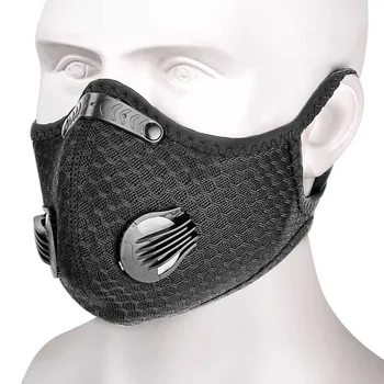 Aktivt Kol Anti-pollution Kör Cykling Ansiktsvård Mask Ansiktsmask Andas Bakterier-bevis Sport Face Mask