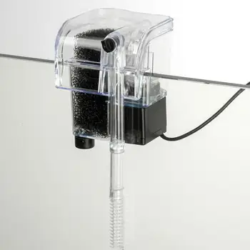 Akvarium Filter Externa Hänga upp Filtrera Vatten Pump Tre-i-Ett Vattenfall Tekokare Syre Setup Maskinen Tillbehör