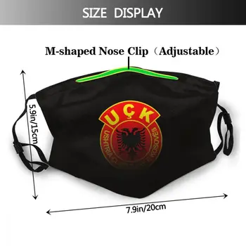 Albanien Icke-Disponibla Mun Face Mask En Bit Anti Haze Andningsmask Med Filter Skydd Mask Respirator Muffe