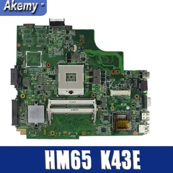 Amazoon K43SD/K43E Bärbara dator moderkort Asus K43E K43SD A43E P43E Testa ursprungliga moderkort HM65