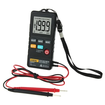 AN301 Mini Digital Multimeter AC DC Voltmeter Spänning Motstånd Meter med LED Y98E