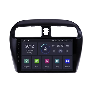 Android 10.0 PX6 Bil DVD-Spelare GPS-Navigering För Mitsubishi Mirage 2012-2016 Bil Auto Radio Stereo-Multimedia Spelare HeadUnit
