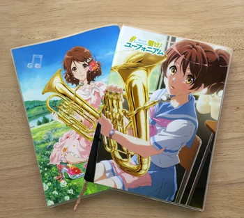 Anime hibike! euphonium Oumae Kumiko Kousaka Reina Student notebook Ögonskydd Anteckningar Dagbok memorandum fira gåva