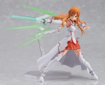 Anime Svärd Konst Online S. A. O Asuna Figma 178 PVC actionfigurer Leksaker Docka Eller