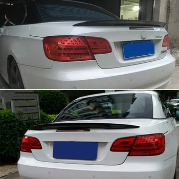Använd För BMW 3-Serie E93 Spoiler 2007--2013 År Coupe 2-dörrars Cabriolet Kolfiber bakvinge P Style Tillbehör Body Kit