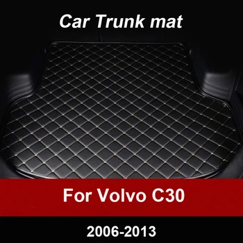 APPDEE Bil trunk mat för Volvo C30 Halvkombi 2006-2013 lastfartyg matta interiör tillbehör täcka