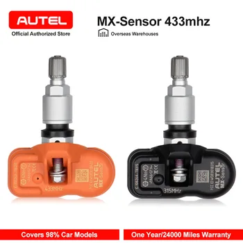 Autel MX-sensor 315MHz 433MHz däcktrycket Givare Programmerbar För Tire Pressure Universal TPMS-Sensor MX-Sensor Klon Lära sig