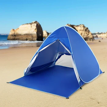 Automatisk Tält Omedelbar Pop Up Stranden Tält Familj Turist Fisk Camping solskydd tält Solen Skydd Tält