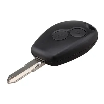 Avlägsna Nyckeln 433MHz PCF7946 Transponder Chip 2 Knappar Keyless Entry Fob för Renault Megane Clio Kangoo Logan Bil Larm