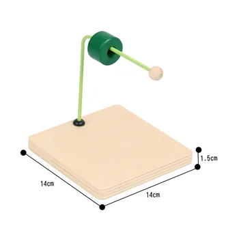 Baby Montessori Sensoriska Leksaker Finger Motion Geometriska Sortering Stacker Pedagogiska Trä-Leksaker För Småbarn Juguetes C1944H