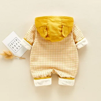 Baby Sparkdräkter 2020 Höst Vinter Nyfödda Baby Kläder För Baby Pojkar Flickor Hoppare Söt Tecknad Kostym Barn Spädbarn Kläder