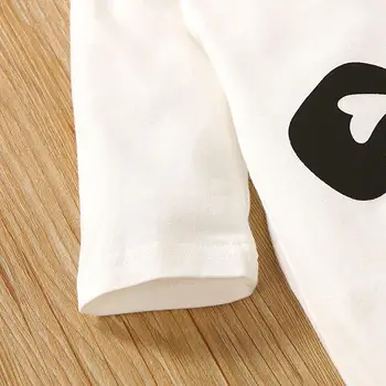 Baby Sparkdräkter Söt Panda Skriva ut Nyfödda Bebes Jumpsuits + Hattar Kläder för Nyfödda Pojkar Flickor Overaller Pyjamas Långa Ärmar Kläder