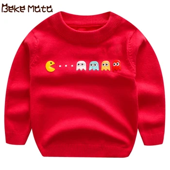 Baby Tröjor För Tjejer Hösten 2019 Casual Tecknade Barn Sweatershirts Pojkar Bomull Stickad Flicka Cardigan O-neck Barn Kläder