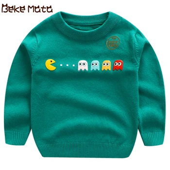 Baby Tröjor För Tjejer Hösten 2019 Casual Tecknade Barn Sweatershirts Pojkar Bomull Stickad Flicka Cardigan O-neck Barn Kläder