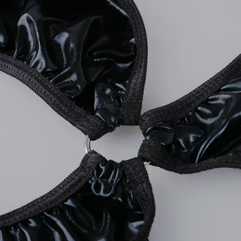 Babydoll Sleepwear sexleksaker för Kvinnor Exotiska Kläder Läder Klänning Sexiga Underkläder Öppen Bh Backless Heta Erotiska Underkläder