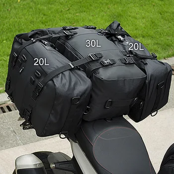 Bagage Pack Multi-Funktion Ryggsäck Motorcykel Vattentät Motorcykel För Motocross Baksätet Väska Utomhus Riding Ryggsäckar
