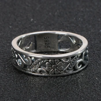 Bague Ringen classic silver 925 ring för att charma kvinnor årsdagen bröllopsfest grossist eller storlek 6-10 fina smycken
