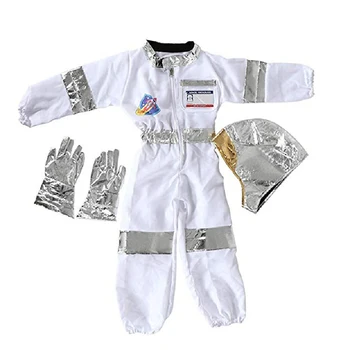 Barn Astronaut Roll att Spela in Kostym för Barn rymddräkt Pojkar Utomjordiska Klä upp Outfit Halloween-Fest Kläder