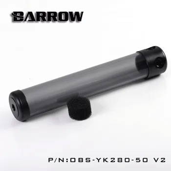 Barrow OBS-YK, 50mm Diameter Akryl Cylindriska Tankar, Öppen Vägg, 130/180/230 / Längd 280mm, Vatten Kylning Reservoarer