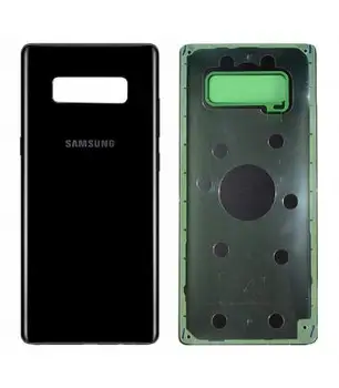 Batteri back cover glas för Samsung Galaxy Note 8 Svart