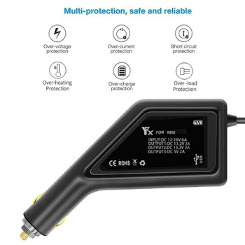Batteri Fjärrkontroll billaddare Adapter För USB-Laddning XIAOMI FIMI X8SE Drone Bil Laddaren För FIMI X8SE