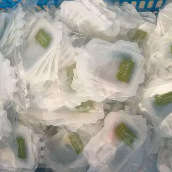 BeiKangMei 50st Enkel att Använda Mat för påspackning Pressa Påse Plast Smoothie Pressa Väskor Påfyllningsbara Färska förvaringsväska Med