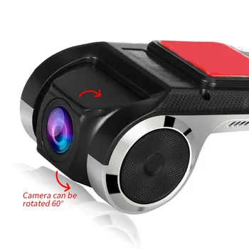 Bil DVR Kamera Android USB-1080P HD Bil Digital videokamera Videokamera Dold Night Vision Dash Cam 170° Vidvinkel Registrator